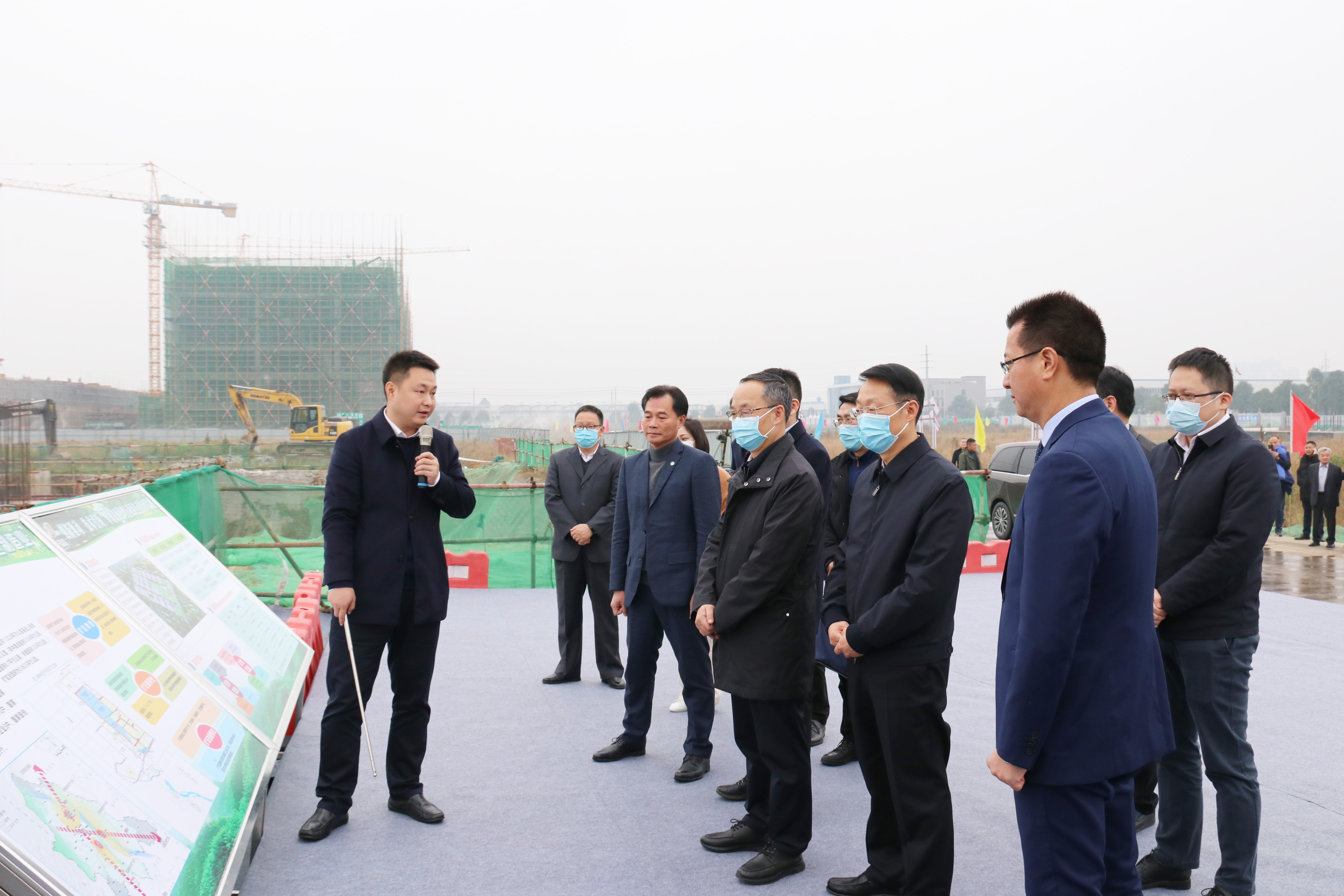 四川省政府領(lǐng)導(dǎo)一行調(diào)研金茂源（西南·青神）表面處理循環(huán)經(jīng)濟產(chǎn)業(yè)園